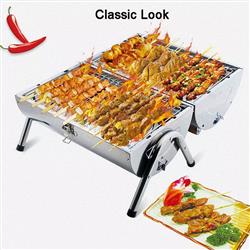 Table Grill Easily Cleaned Stainless Steel Double-Sided BBQ GRILL