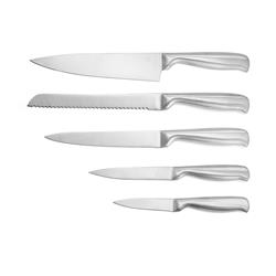 5-PCS Kitchen Knife Set with Stainless Steel Hollow Handle